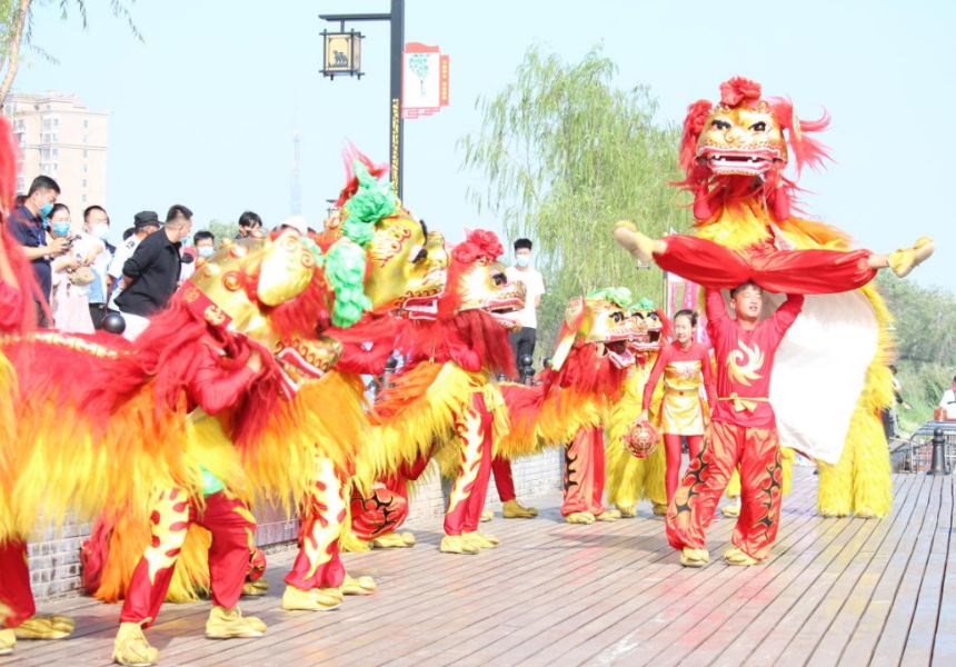 京杭大運(yùn)河滄州中心城區(qū)段旅游通航現(xiàn)場(chǎng)。殷浩然攝